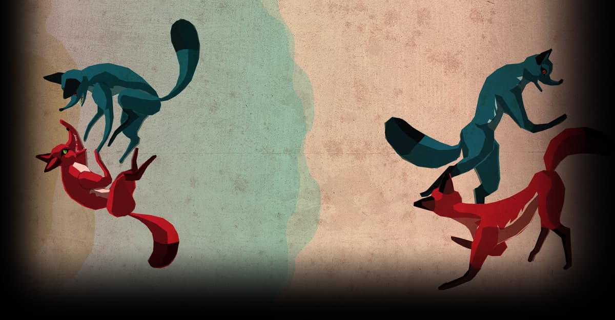 The Playing Foxes