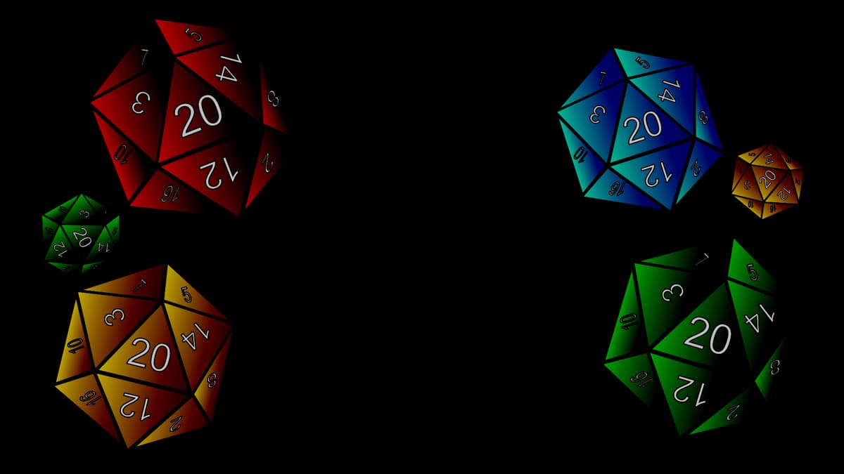 A Bunch of D20s