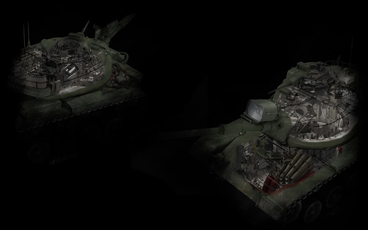 M60A1 cockpit