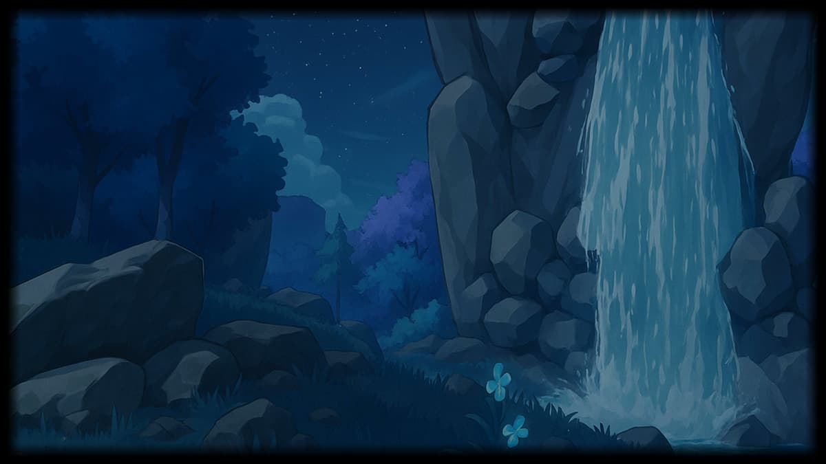 Moonlit Falls