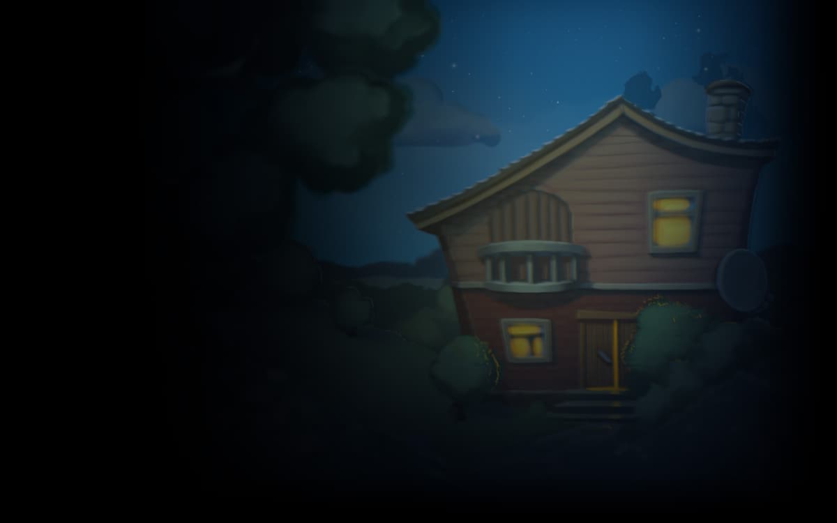 Midnight at the countryside