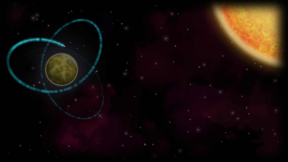Orbit: Comet and Sun