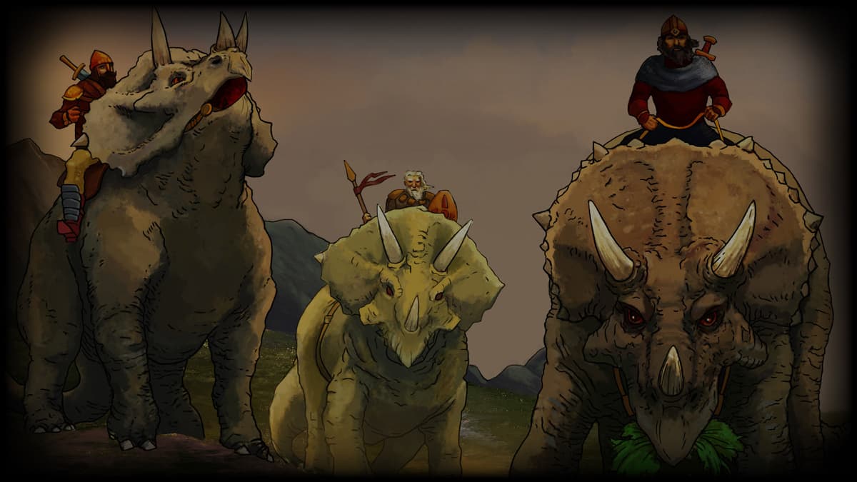 Triceratops Warmounts