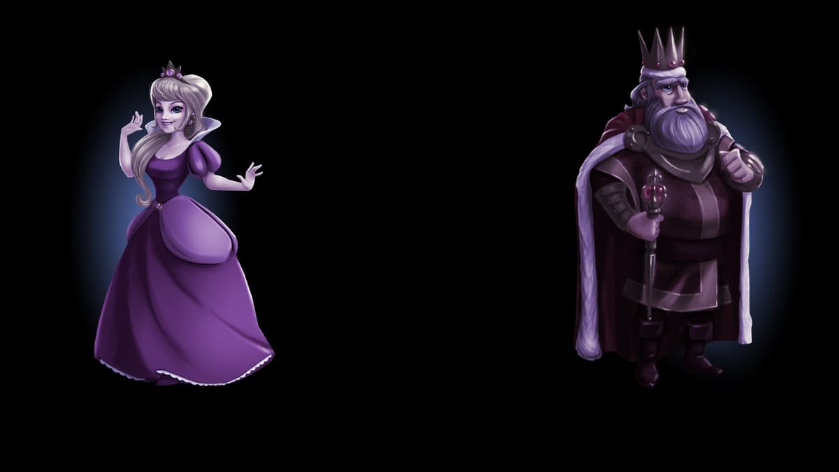 The king and the Princess