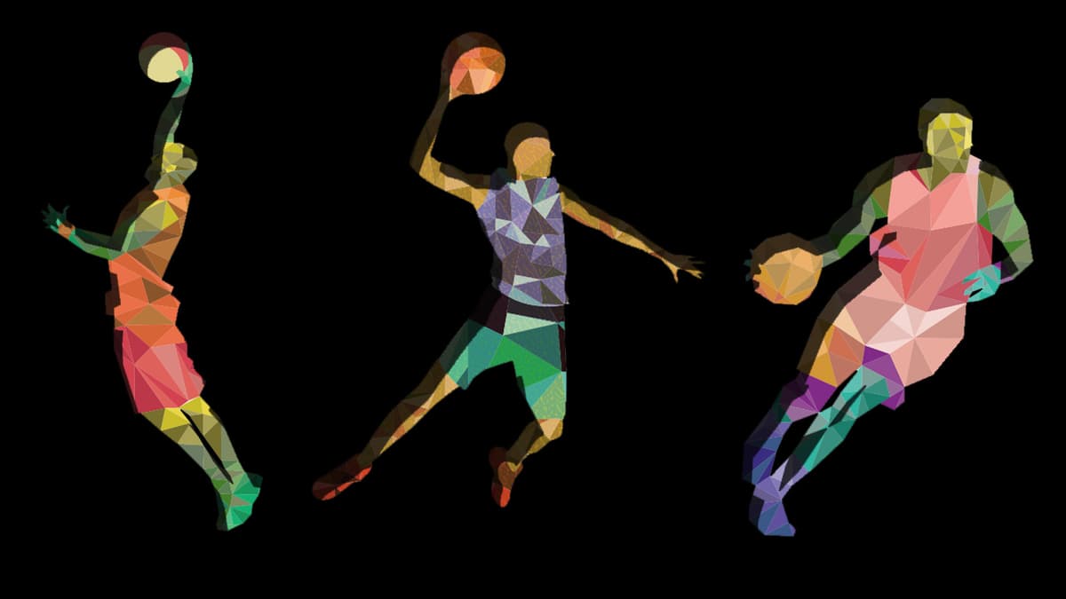 Polygonal player.