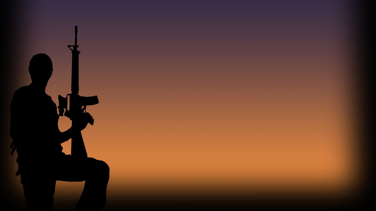 Soldier at Dusk