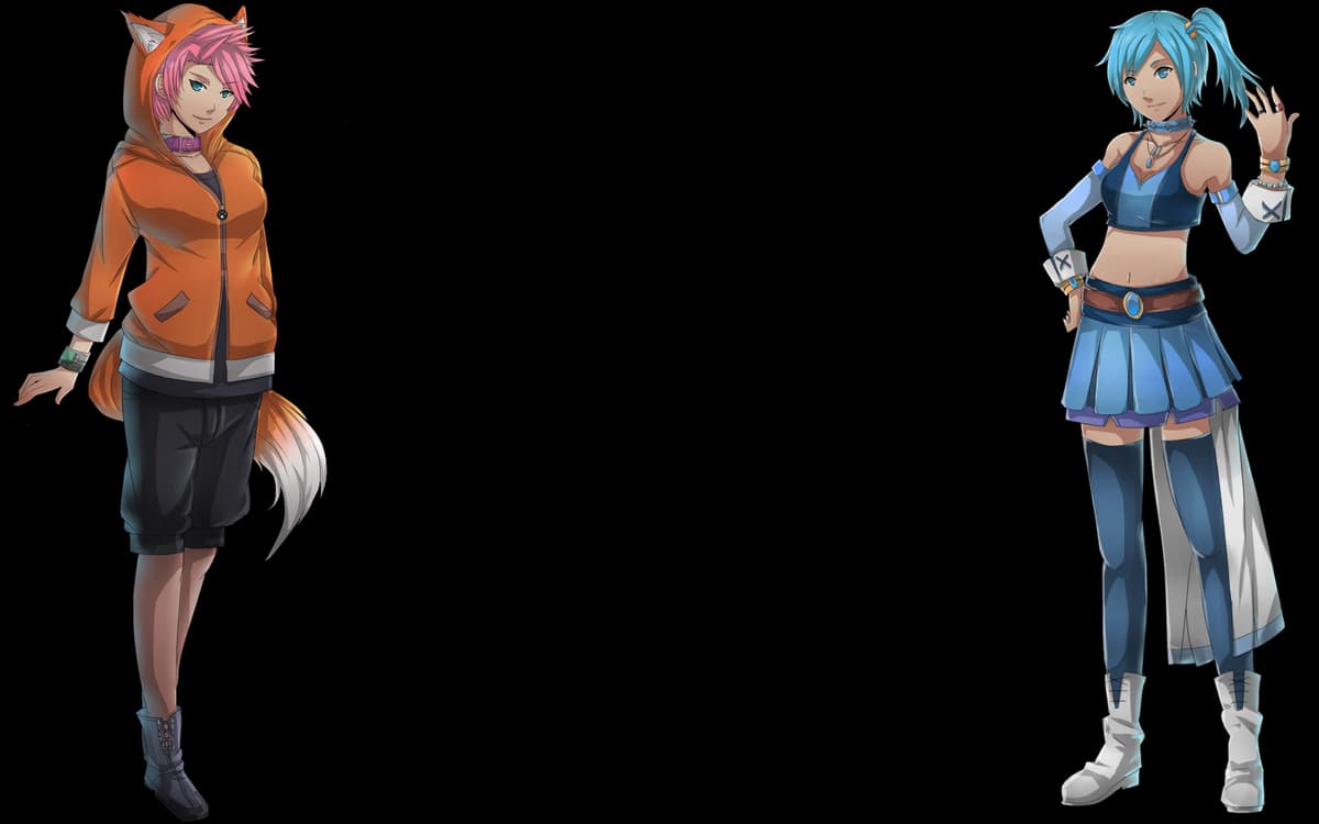 Two Friends Wallpaper