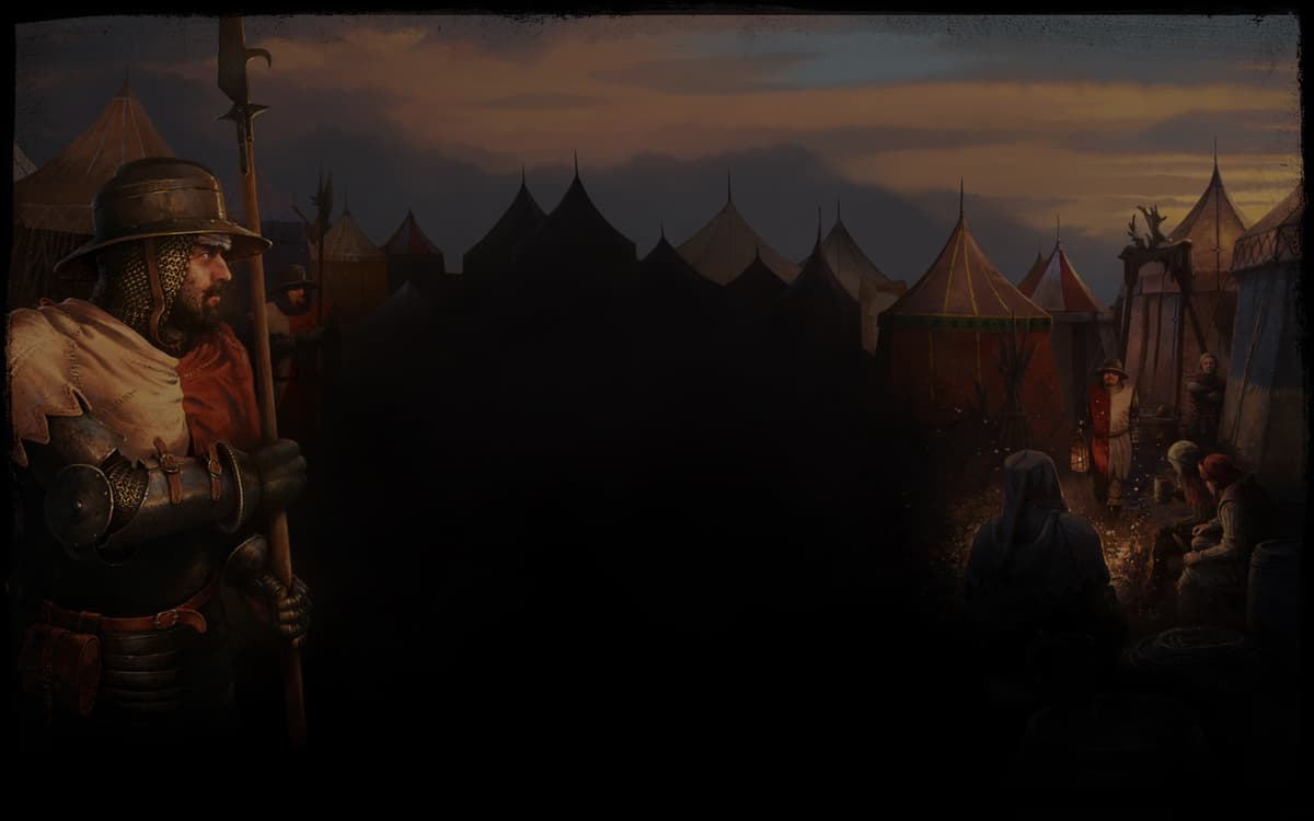 Night in a camp