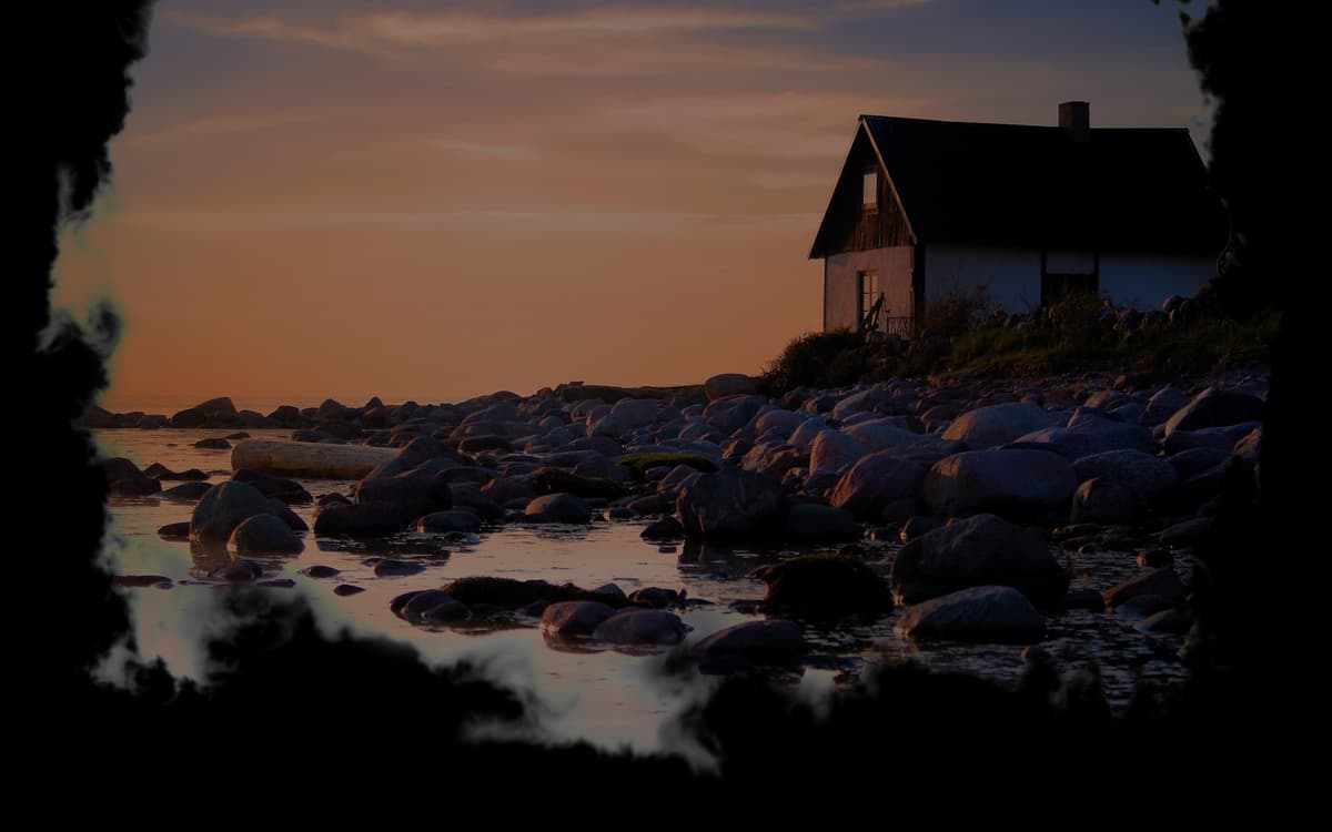 Sunset cabin (Profile Background)