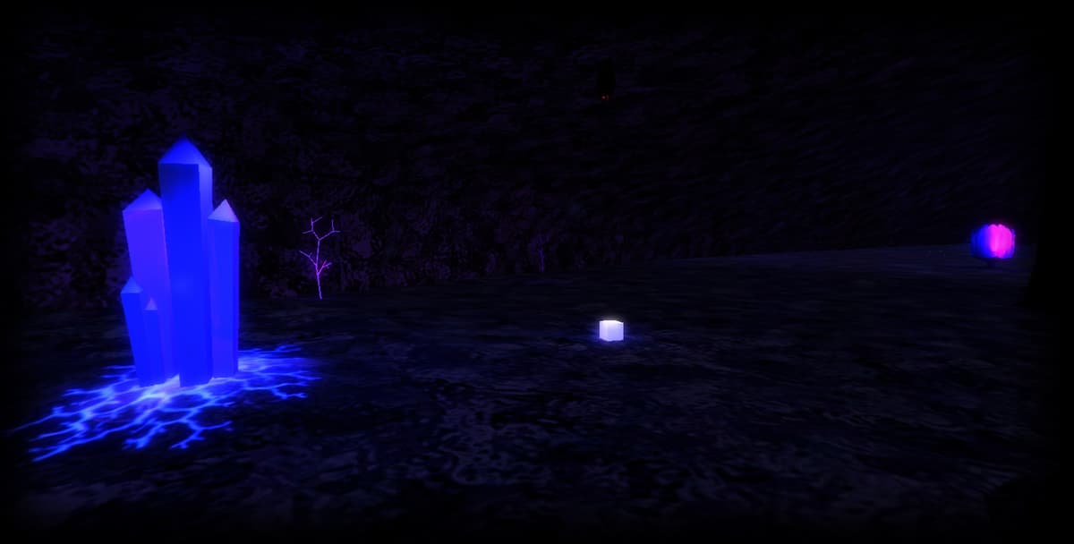 Cave and crystals