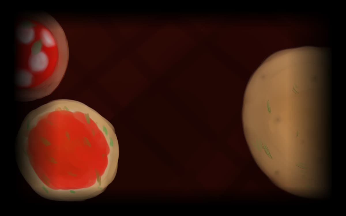 Medley of pizzas