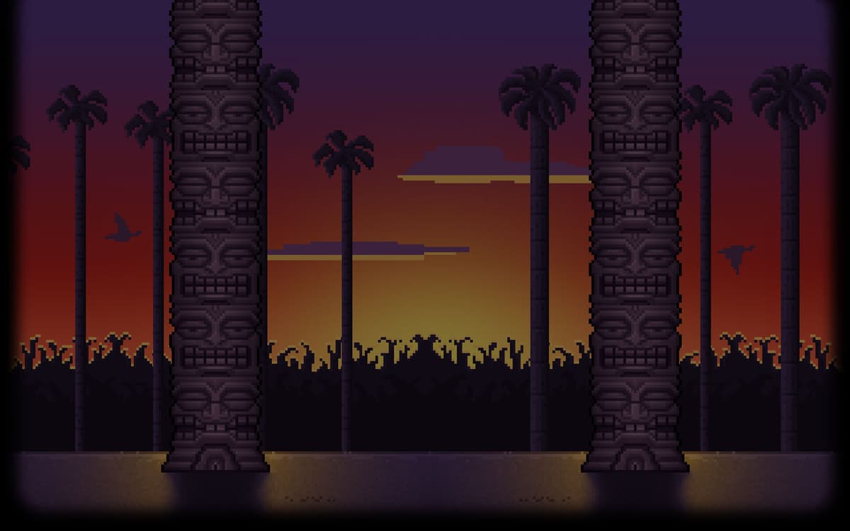 Tiki Man Sunrise