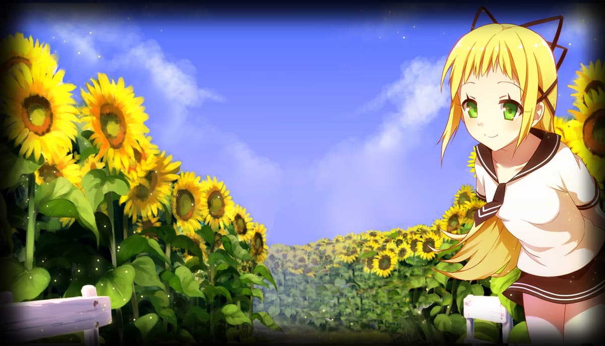 Garden of sunflowers (Profile Background)