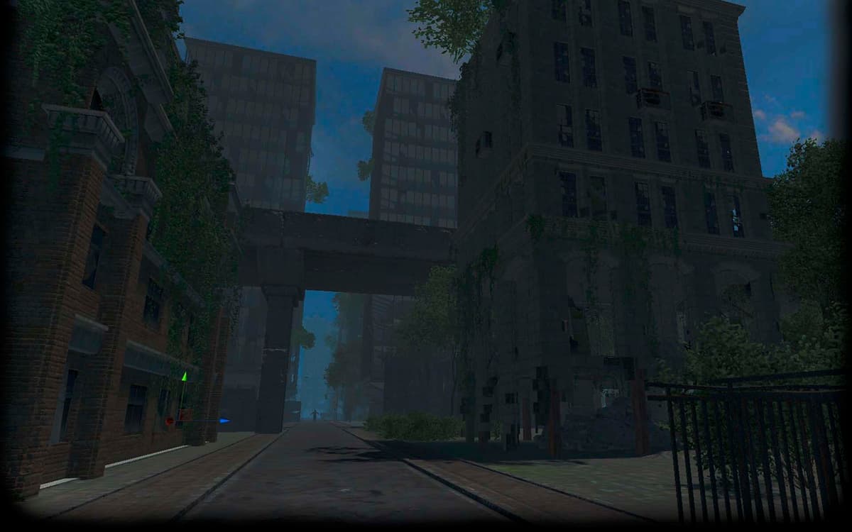 Abandoned town