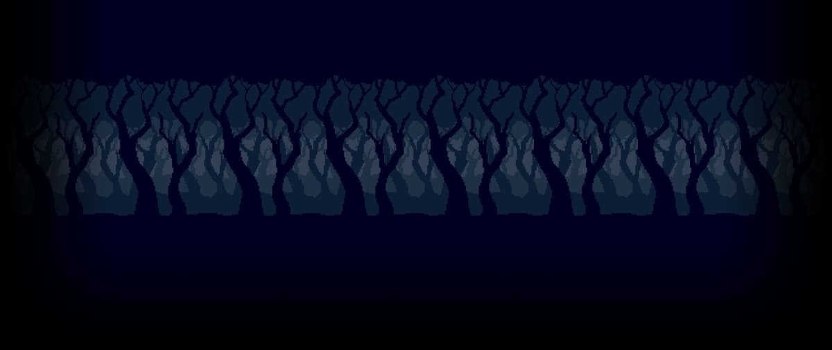 Sad Cemetary Forest