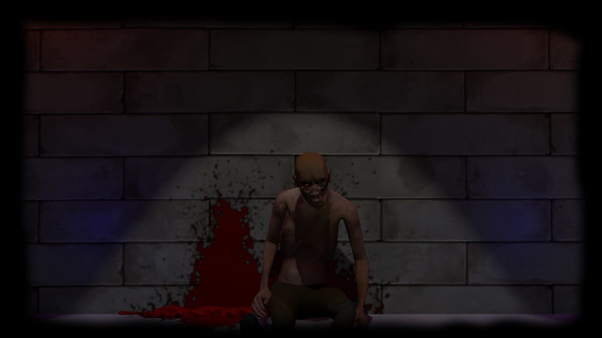 Zombie In A Hall Background