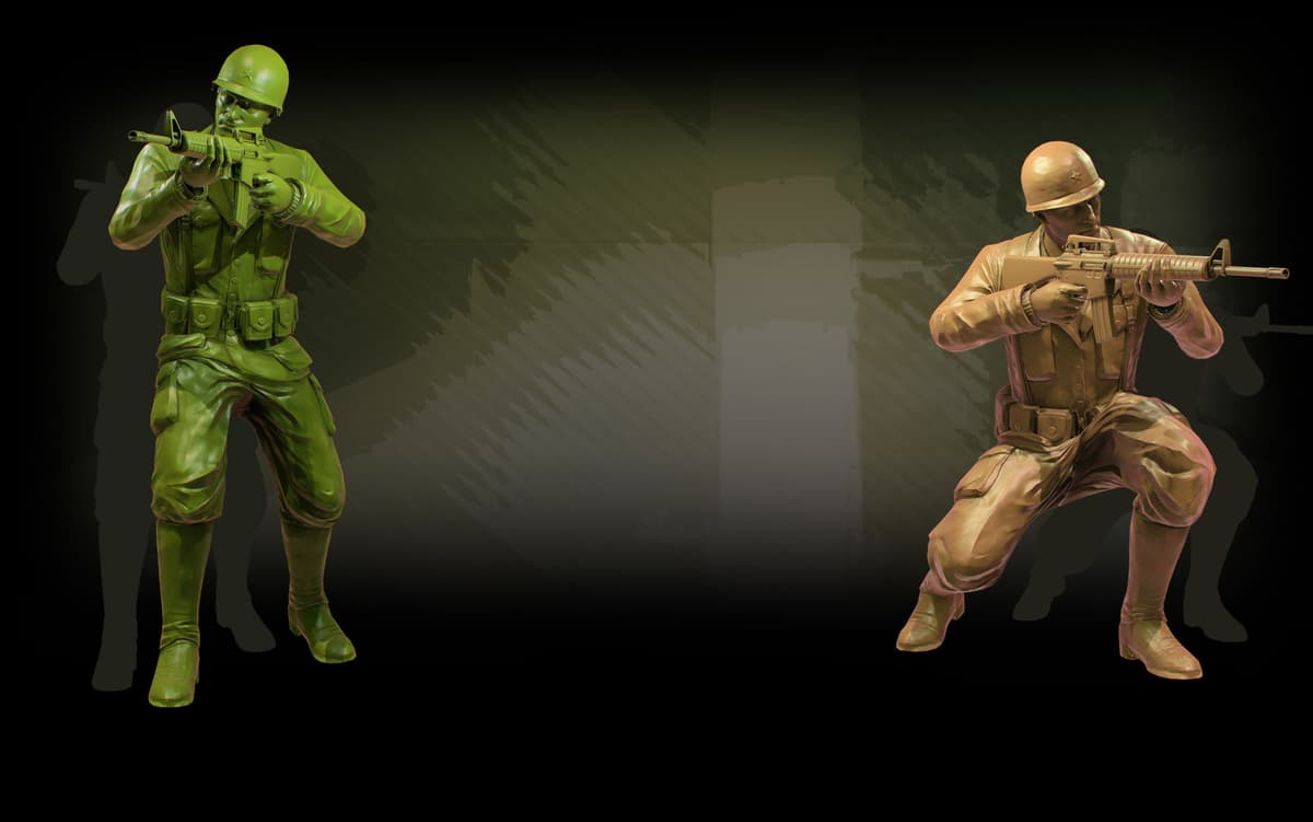 Mean Green - Green VS Tan