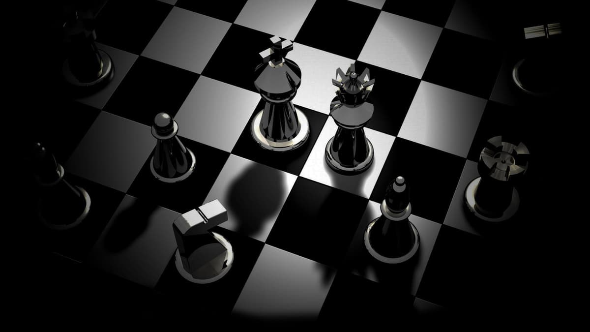 Metal Chess Board