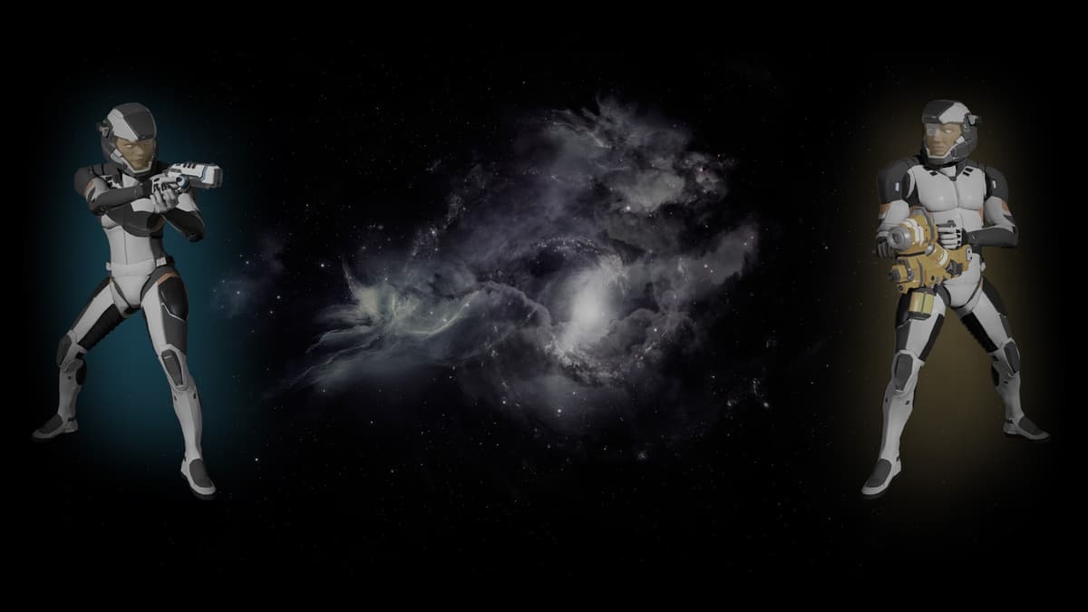 Interstellar Rift; Male and Female Human