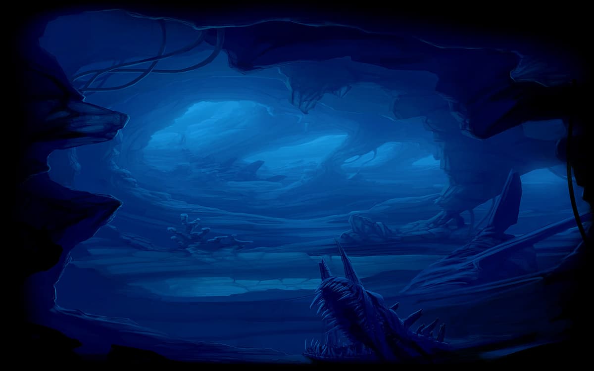 Deep under