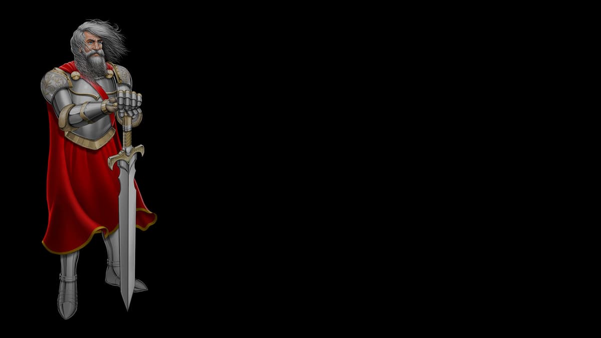 Knight (left)