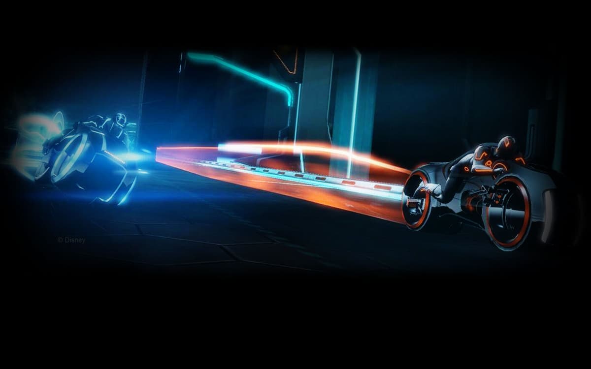TRON Evolution Concept Art: Light Cycles