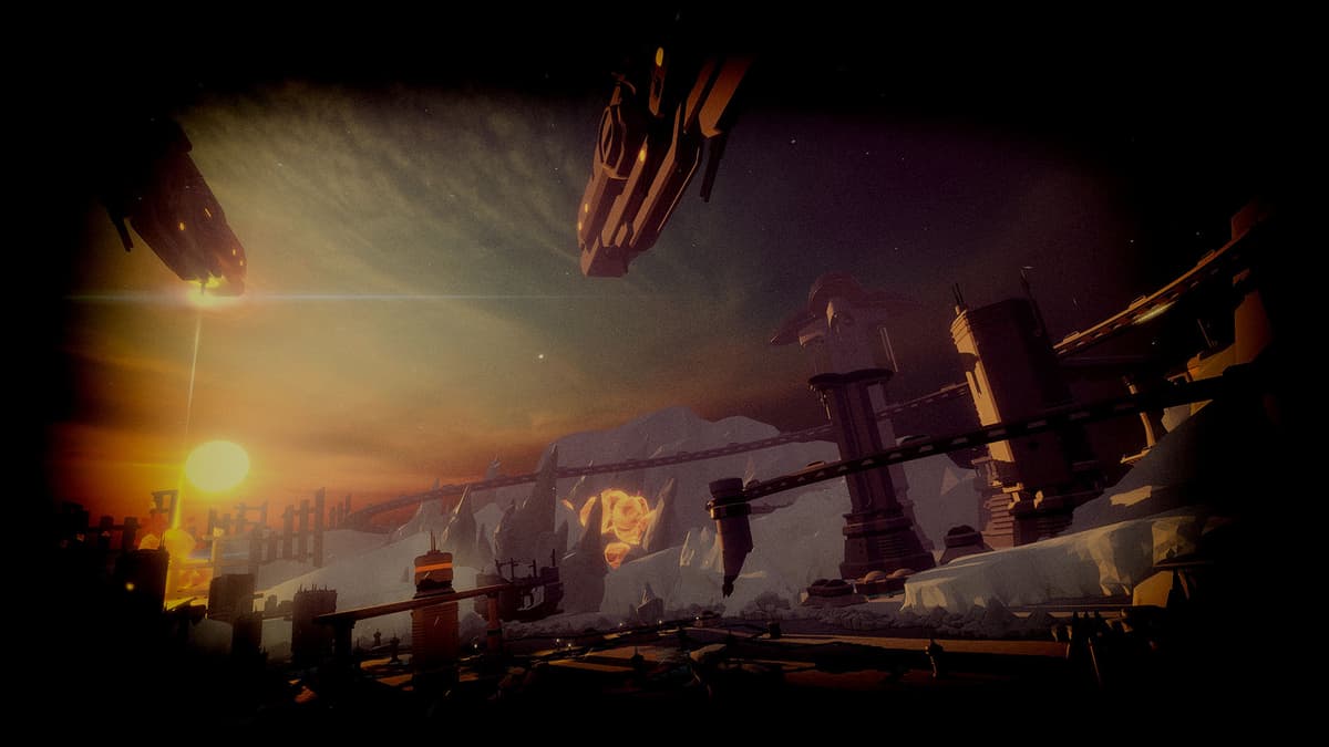 Frozen Land - Space Ship Attack