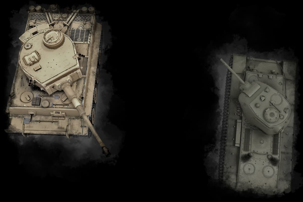 PzVI ausf H and KV-1S