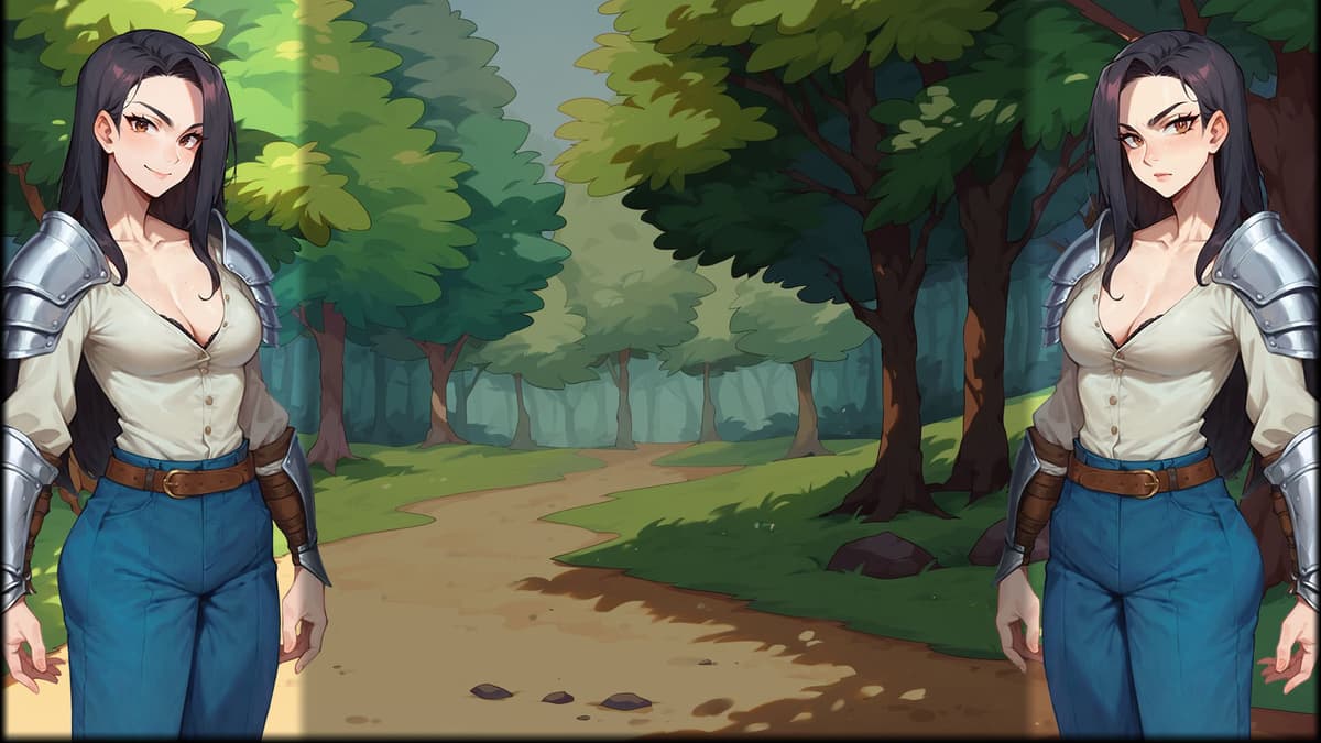 Ellie in the Forest