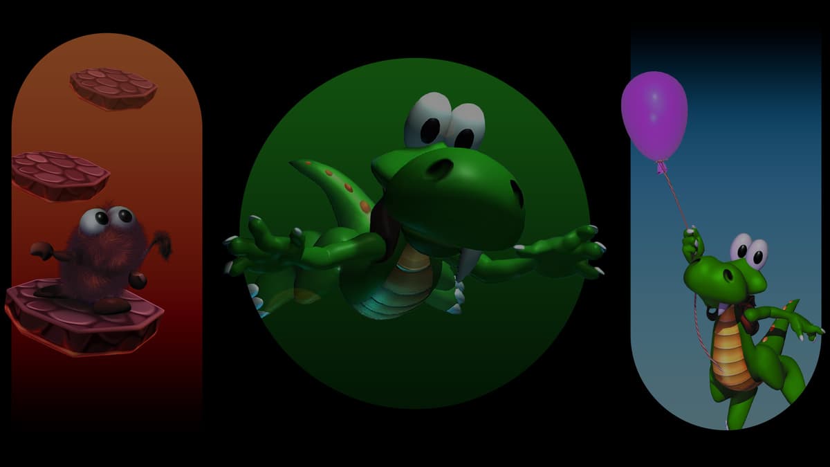 Croc and a Gobbo