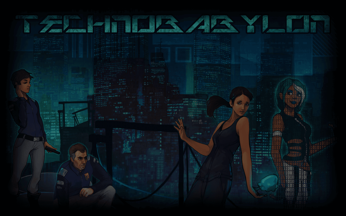 Technobabylon character background
