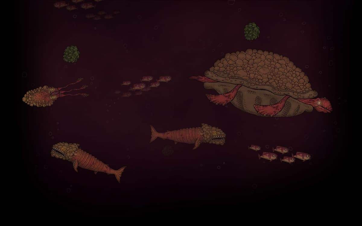 Volcanic Depths Background