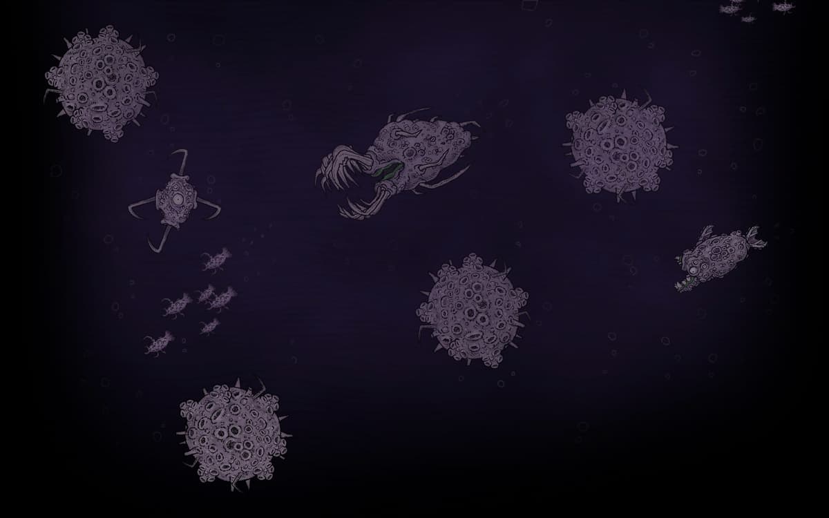 Infected Depths Background