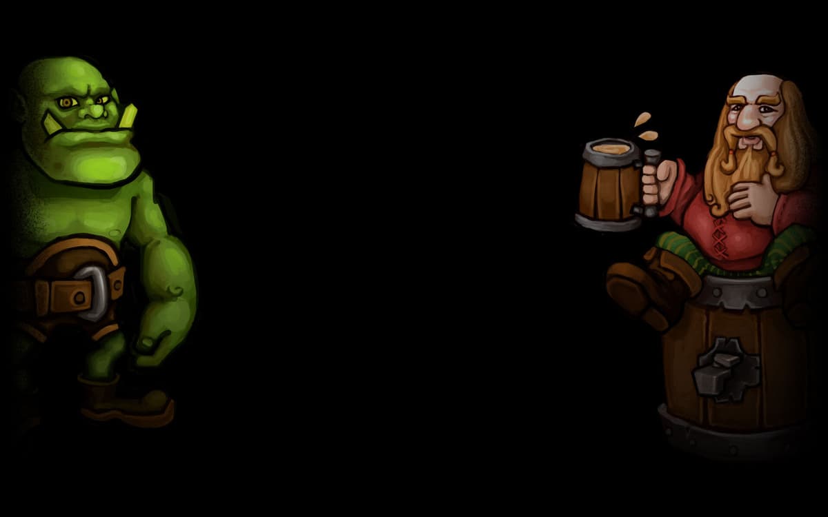 Orc & Dwarf
