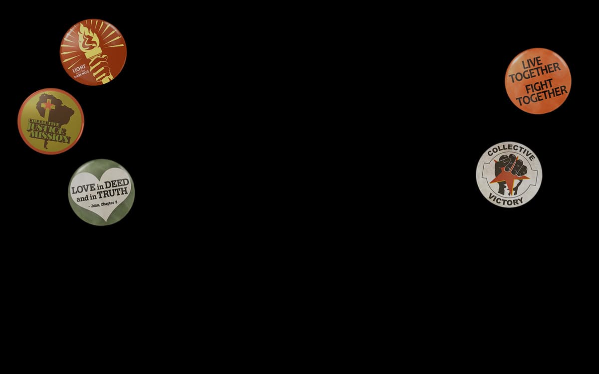 Collective Justice Mission Recruitment Pins