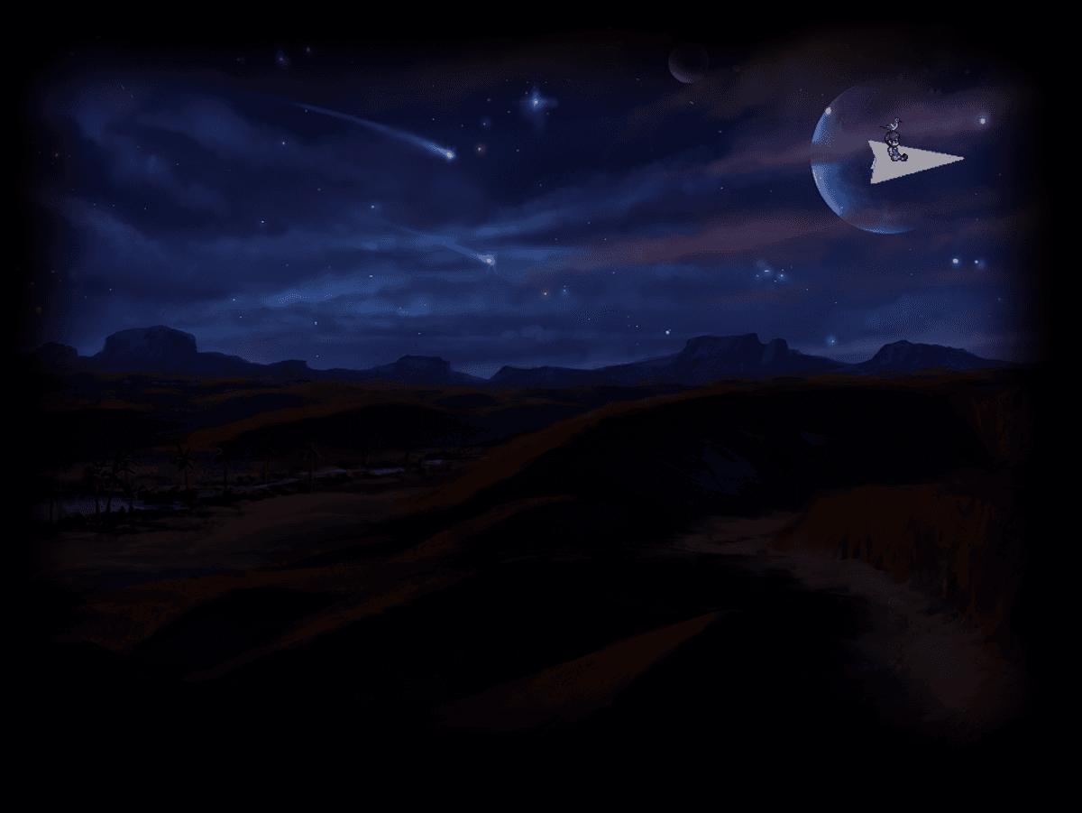 Over the Desert