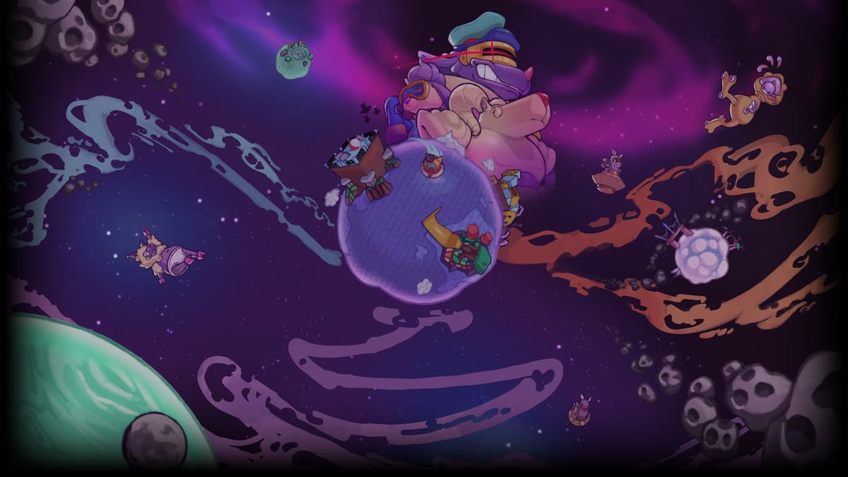 Bubsy 4D Background - Space