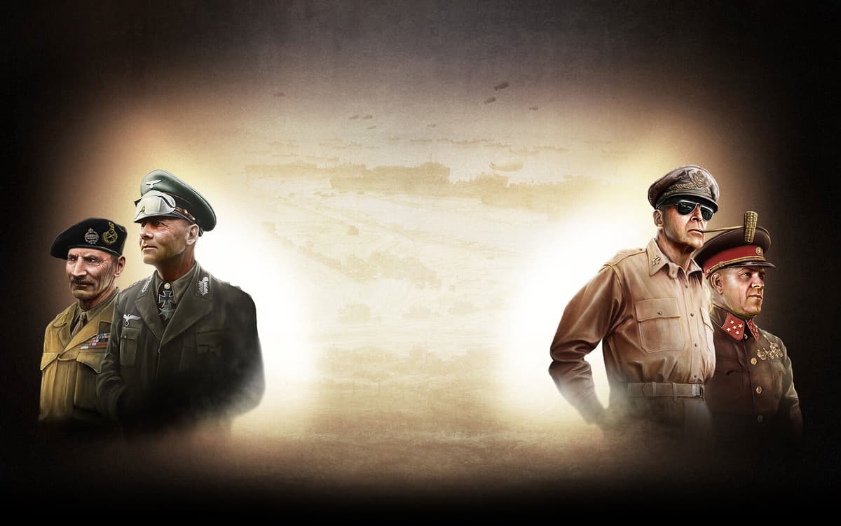 Montgomery, Rommel, McArthur and Zhukov