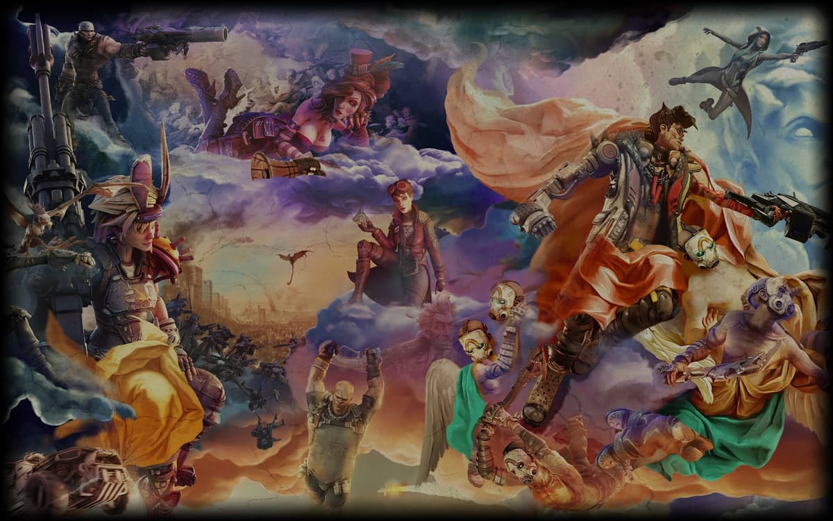 Borderlands 3 Mural - Tina and Troy