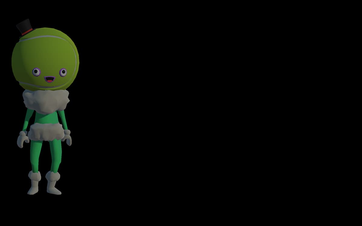 Green Ball Person