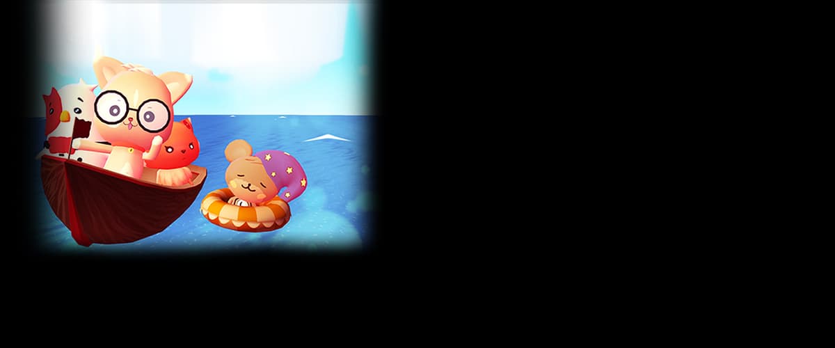 The Cuties sailing to Peanut-Island