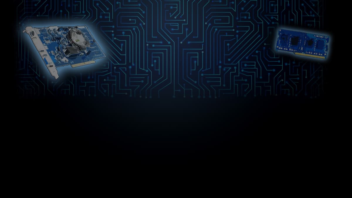 Graphics Card Blue