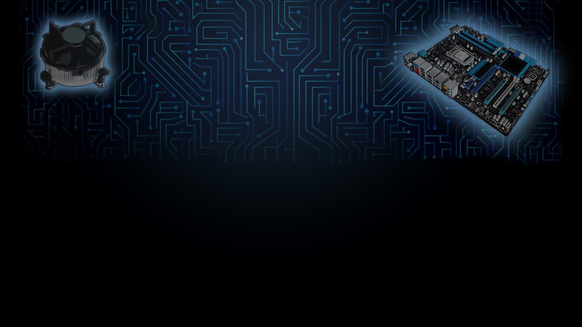 Motherboard Blue