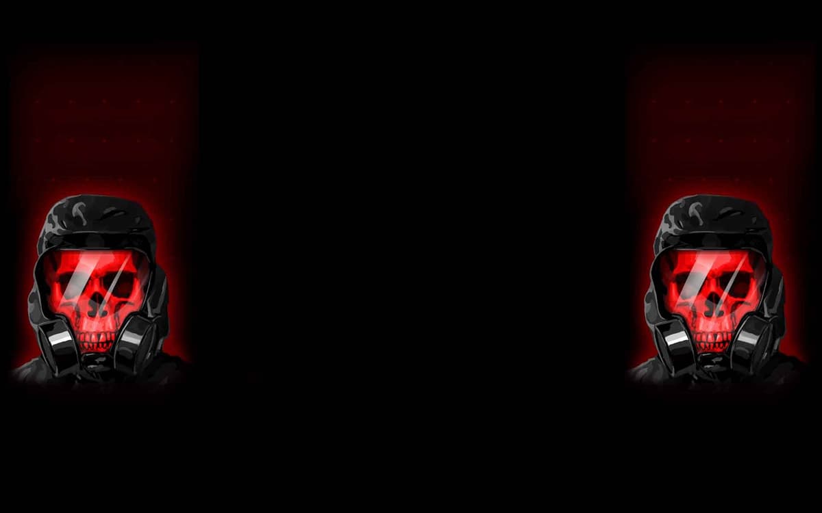 Hazmat Skull (Profile Background)