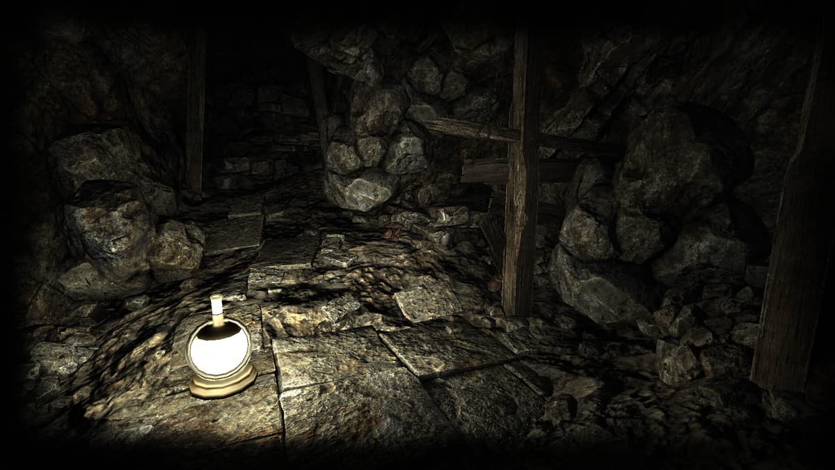 Dark Damp Caves Background