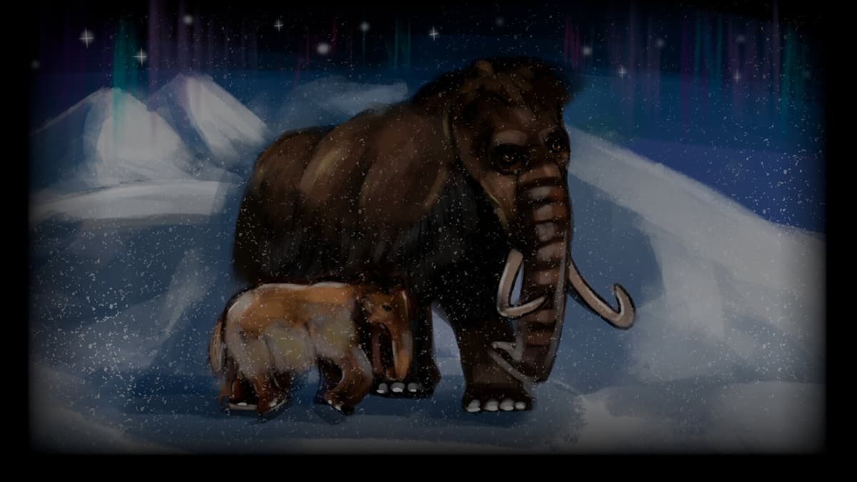Mother and child (Profile Background)