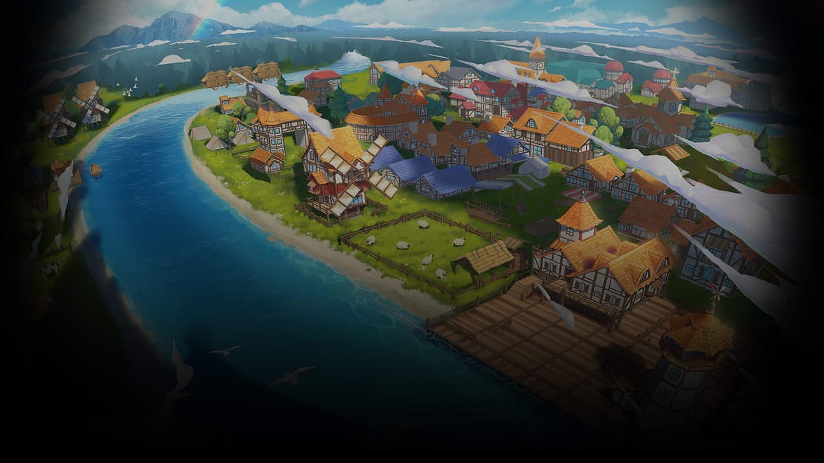 The new town
