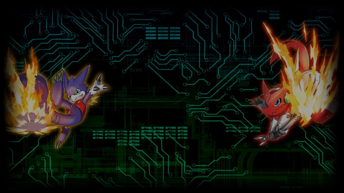 Gumdramon&Shoutmon