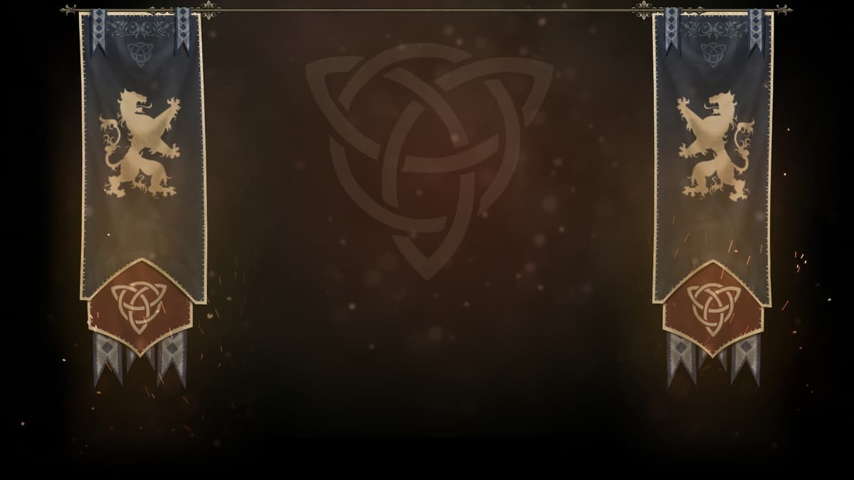 Spruced Up Lion Banner