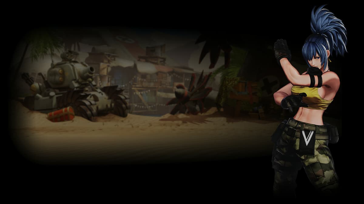 KOFXV Profile Background Leona Heidern